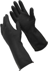 1 Pair Sabco Heavy Duty Latex Gloves w/ Cotton Lining - Large Size