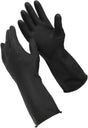 1 Pair Sabco Heavy Duty Latex Gloves w/ Cotton Lining - Large Size