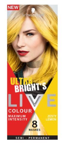Schwarzkopf Live Ultra Brights Semi-Permanent Colour - Zesty Lemon (8 Washes)