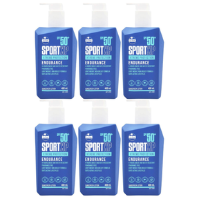 6x 400mL Le Tan Sport XP SPF50+ Sunscreen Lotion Bulk Pack - Xtreme Protection Endurance