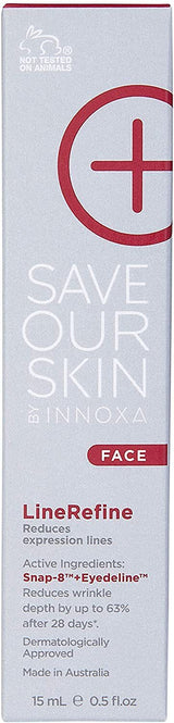 Innoxa 15ml Save Our Skin Face Line Refine - Reduces Wrinkles & Expression Lines
