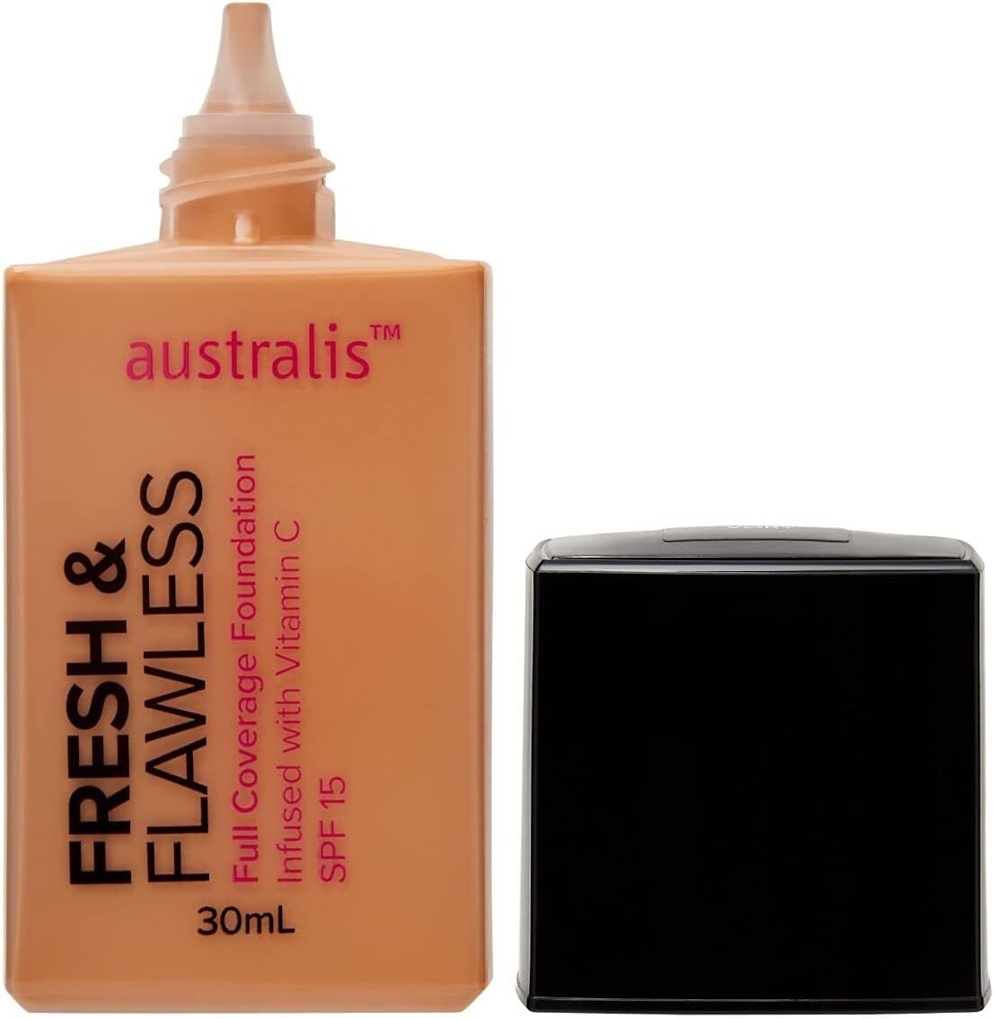 3x Australis Fresh & Flawless Full Coverage Foundation SPF15 - Sunkissed (Bulk Pack)