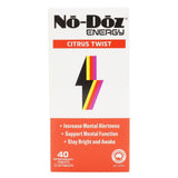 No Doz Effervescent Tablets Energy Citrus Twist 40 Pack (2 x 20 Pack)