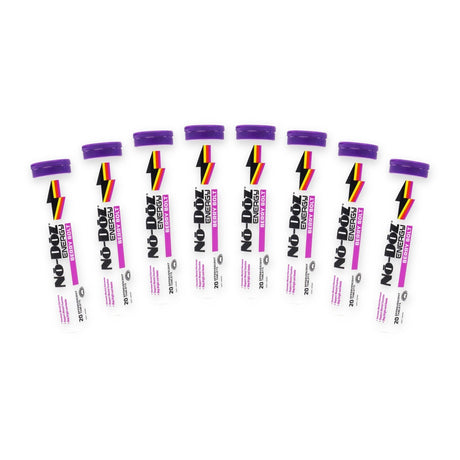 8x No Doz Effervescent Energy Tablets Berry Bolt 20 Pack