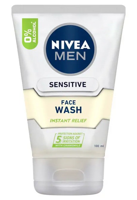 Nivea Men Sensitive Gift Toiletries Bag Shaving Gel Face Wash Moisturiser