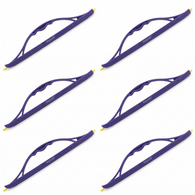 6x ANYLOCK 285mm Small Handle Sealing Rod Bulk Pack - Reusable Clip Lock Sealers