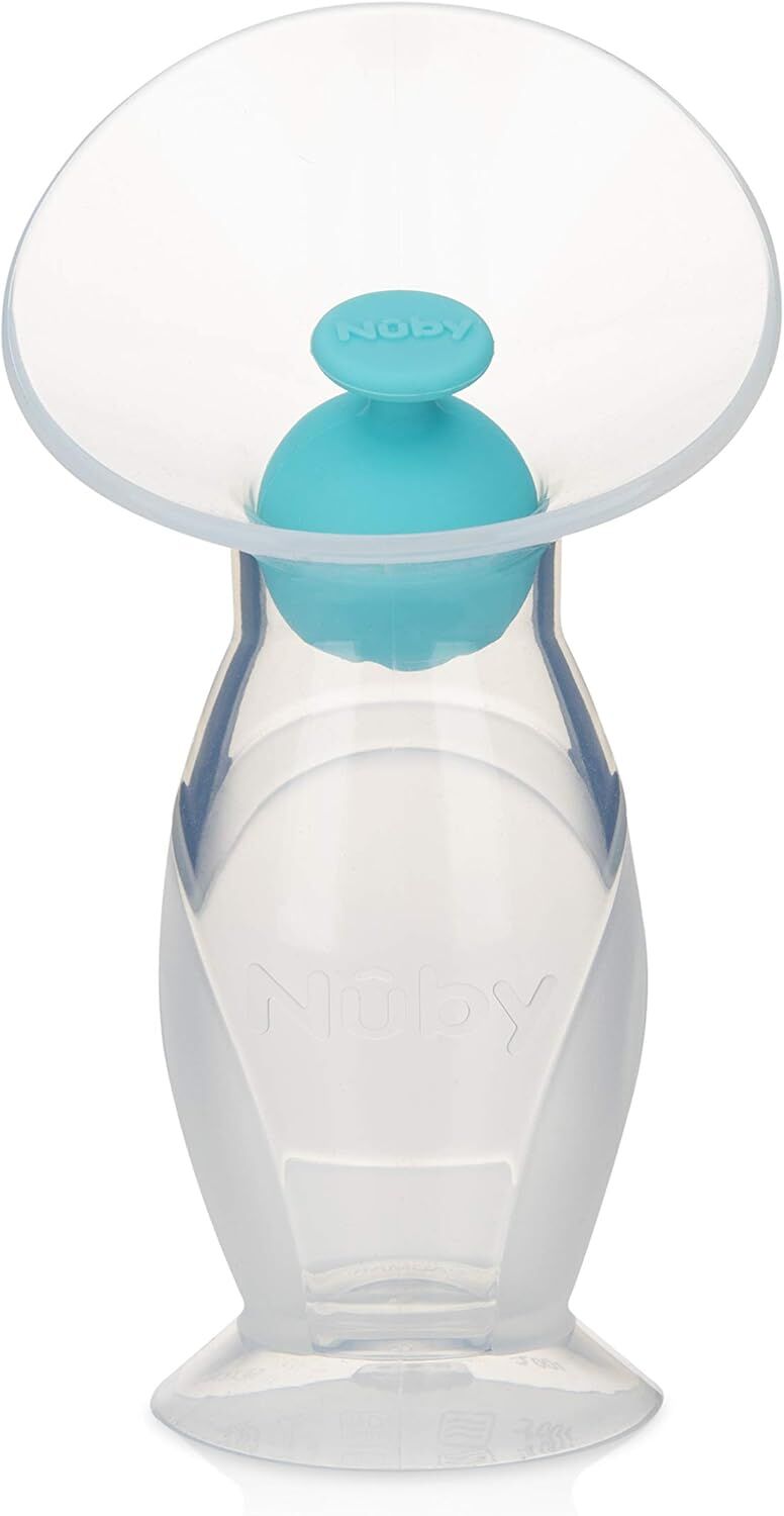 6x Nuby Silicone Breastfeeding Pumps, 120 ml Capacity