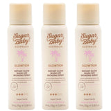 3x Sugar Baby 97ml Glowtion Instant Glow Wash-Off Bronzing Spray Bulk Pack