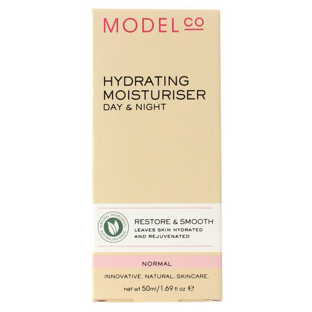 MODEL CO 50mL HYDRATING MOISTURISER DAY & NIGHT NORMAL