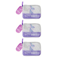 3x Indulge Cosmetic Bag Organiser Pack - Portable Storage Pouch - Medium