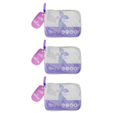 3x Indulge Cosmetic Bag Organiser Pack - Portable Storage Pouch - Medium