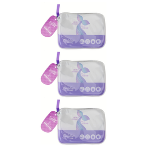 3x Indulge Cosmetic Bag Organiser Pack - Portable Storage Pouch - Medium