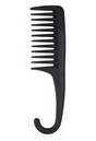 Indulge Shower Waterproof Hair Comb Brush - Black