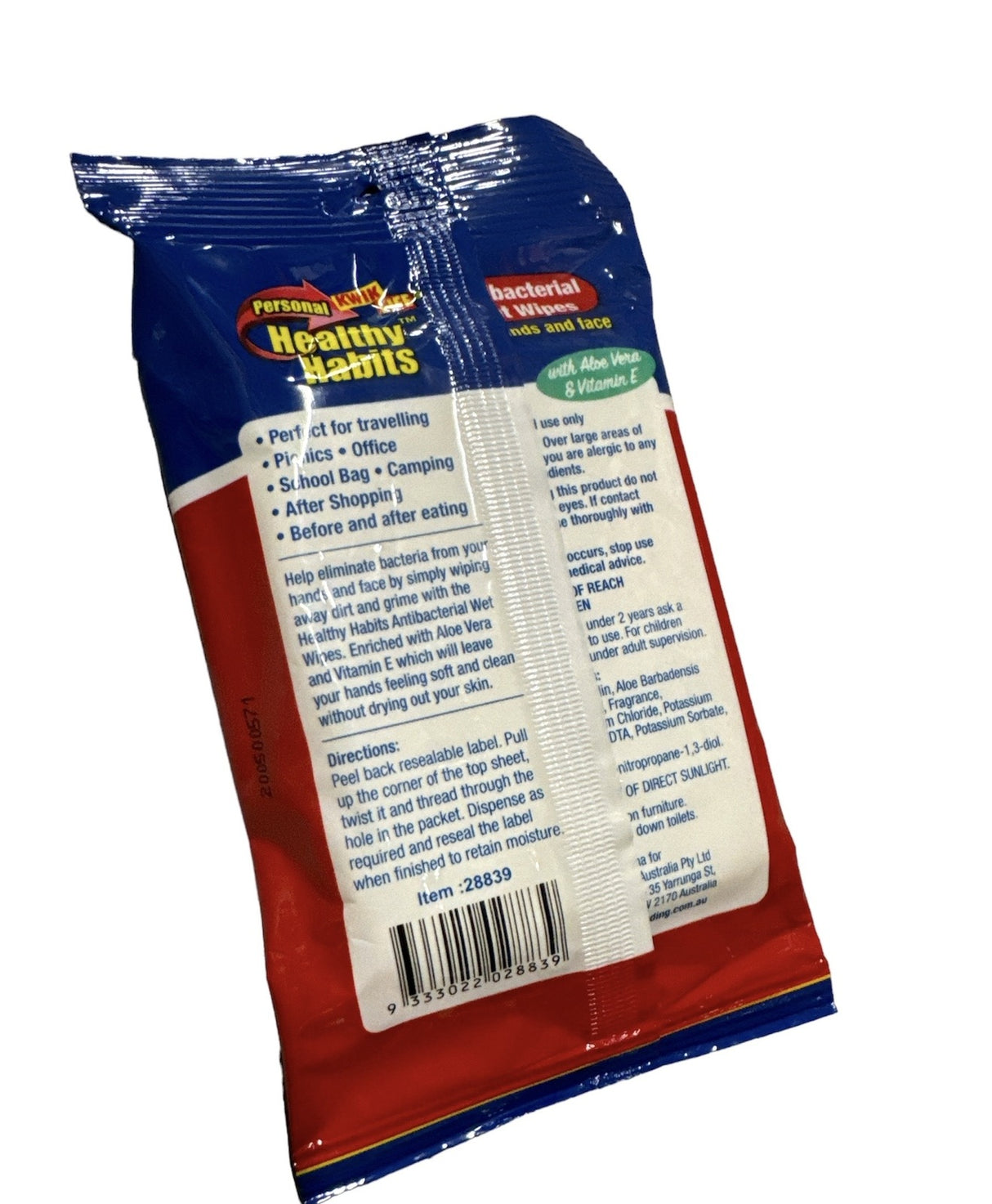 KWIK LIFE Healthy Habits 15-Pack Anti-Bacterial Wipes