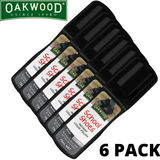 6x 75ml Oakwood School Shoes Instant Liquid Polish Bulk Pack -  Black Shine