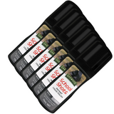 6x 75ml Oakwood School Shoes Instant Liquid Polish Bulk Pack -  Black Shine
