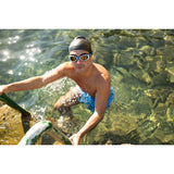 Zoggs Predator Flex Swimming Goggles - Polarized Ultra Copper Lenses - Regular Fit - Blue/Grey