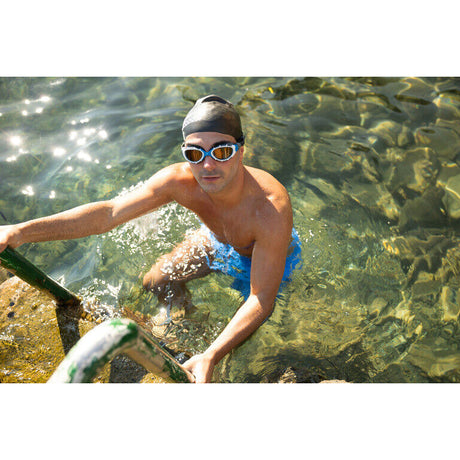 Zoggs Predator Flex Swimming Goggles - Polarized Ultra Copper Lenses - Regular Fit - Blue/Grey