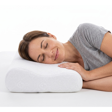 Bamboo Height Adjustable Pillow - 3-Layer Memory Foam (Machine Washable) 41x66cm