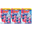 3x 2pk Bref Power Active 50g Toilet Rim Block Cleaner Pack - Flower Blossom (4 Function)