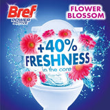 3x 2pk Bref Power Active 50g Toilet Rim Block Cleaner Pack - Flower Blossom (4 Function)