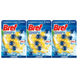3x 3pk Bref Power Active 50g Toilet Rim Block Cleaner Pack - Lemon