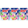 3x Bref Escapes 50g Toilet Rim Block Cleaner Pack - Hawaii Sensation (4 Function Air Freshener)