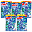 5x Bref 3pk Blue Active Eucalyptus Toilet Rim Block Cleaner 50g