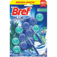 3pk Bref Blue Active 50g Toilet Rim Block Cleaner - Eucalyptus