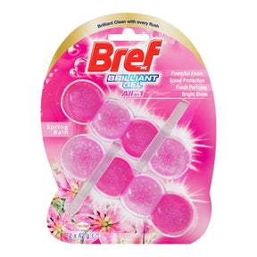 Bref Brilliant Gel Toilet Rim Block Cleaner Spring Rain 84g