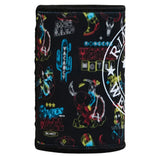 Ringers Western Stubby Cooler Holder Neoprene Saloon Design in Mulberry