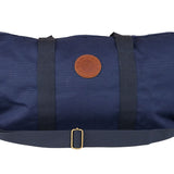 Ringers Western Kirkwood Duffle Bag 100% Cotton Canvas 50cm Travel Holdall with Leather Accents in Navy