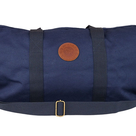 Ringers Western Kirkwood Duffle Bag 100% Cotton Canvas 50cm Travel Holdall with Leather Accents in Navy