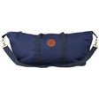 Ringers Western Kirkwood Duffle Bag 100% Cotton Canvas 50cm Travel Holdall with Leather Accents in Navy