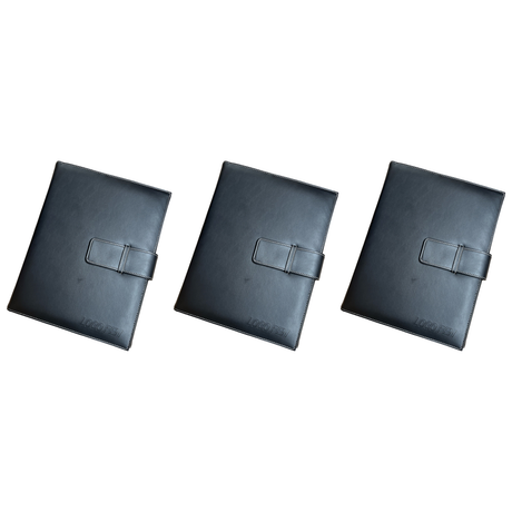 3x Pen Holder Folder - Holds 114 Pens (Desk Organiser) (Bulk Pack)