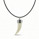 Saltwater Crocodile Tooth 50cm Necklace - Large Tooth (Made in Australia)