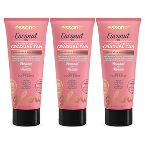 3x Essano 200ml Coconut & Vanilla Gradual Tanning Oil (Pack)