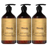 3x Essano 800ml Manuka Honey Hydrate & Soothe Body Lotion (Pack)