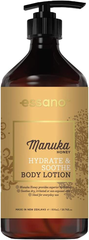 Essano 800ml Manuka Honey Hydrate & Soothe Body Lotion
