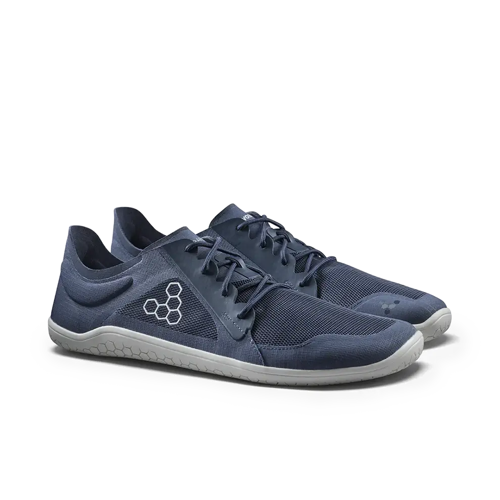 Vivobarefoot Primus Lite IV Mens Barefoot Shoes - Midnight Blue (Lightweight Recycled Runners)