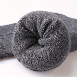 12 Pairs Coco&Hana Mens Thermo Wool Blend Work Socks (EU37-EU41) - Heavy Duty Outdoor
