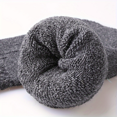12 Pairs Coco&Hana Mens Thermo Wool Blend Work Socks (EU37-EU41) - Heavy Duty Outdoor