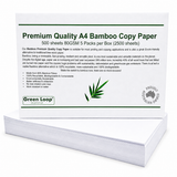 2500 Sheets A4 Bamboo Copy Paper 80GSM Bulk Pack - 1 Carton (Printing Paper)