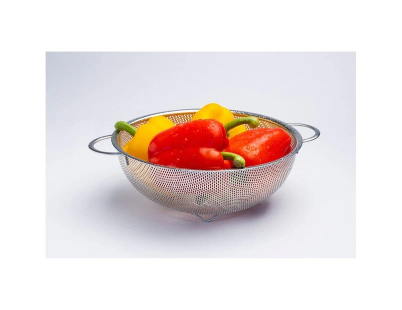 Cuisena 22cm Stainless Steel Colander with Handles