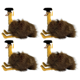 4x Bocchetta Penny 24cm Graduation Emu Plush Toy Bulk Pack (Stuffed Animal Grad Gift)