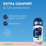 NIVEA Mens Derma Control Roll-On Antiperspirant Deodorant 50ml 72H