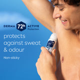 NIVEA Mens Derma Control Roll-On Antiperspirant Deodorant 50ml 72H