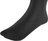 24x Womens Plain Black Opaque Trouser Ankle Cut Socks (One Size, 2-8) - Bulk Pack