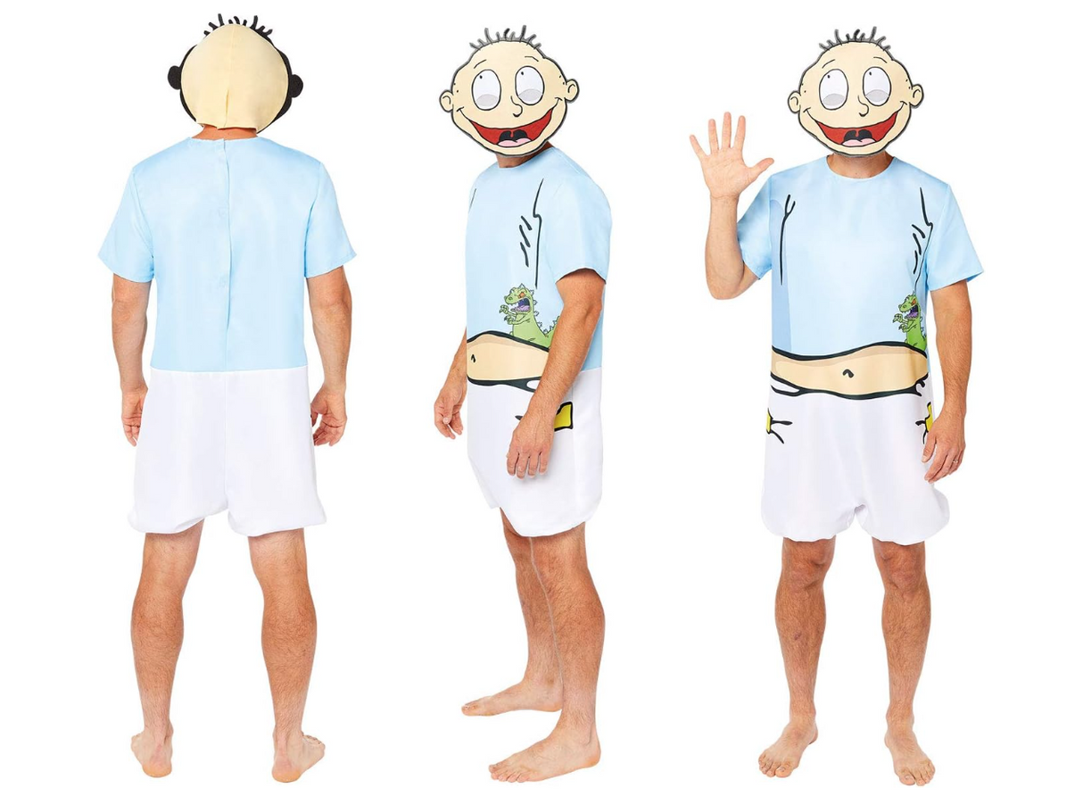 Tommy Pickles Rugrats Costume - Officially Licensed - Mens Halloween & Party Outfit