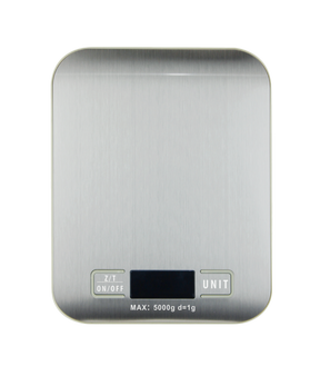 Cuisena Slim Line 5kg Digital Kitchen Scale - Silver